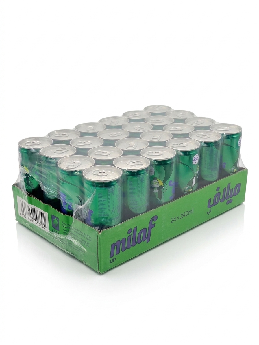 🌴 Milaf Up Cola Pack - Lemon Flavor – 24 x 240ml Cans