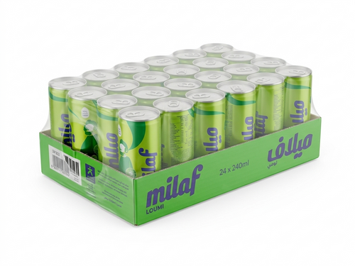 🌴 Milaf Loumi Cola Pack Citrus Flavor – 24 x 240ml Cans